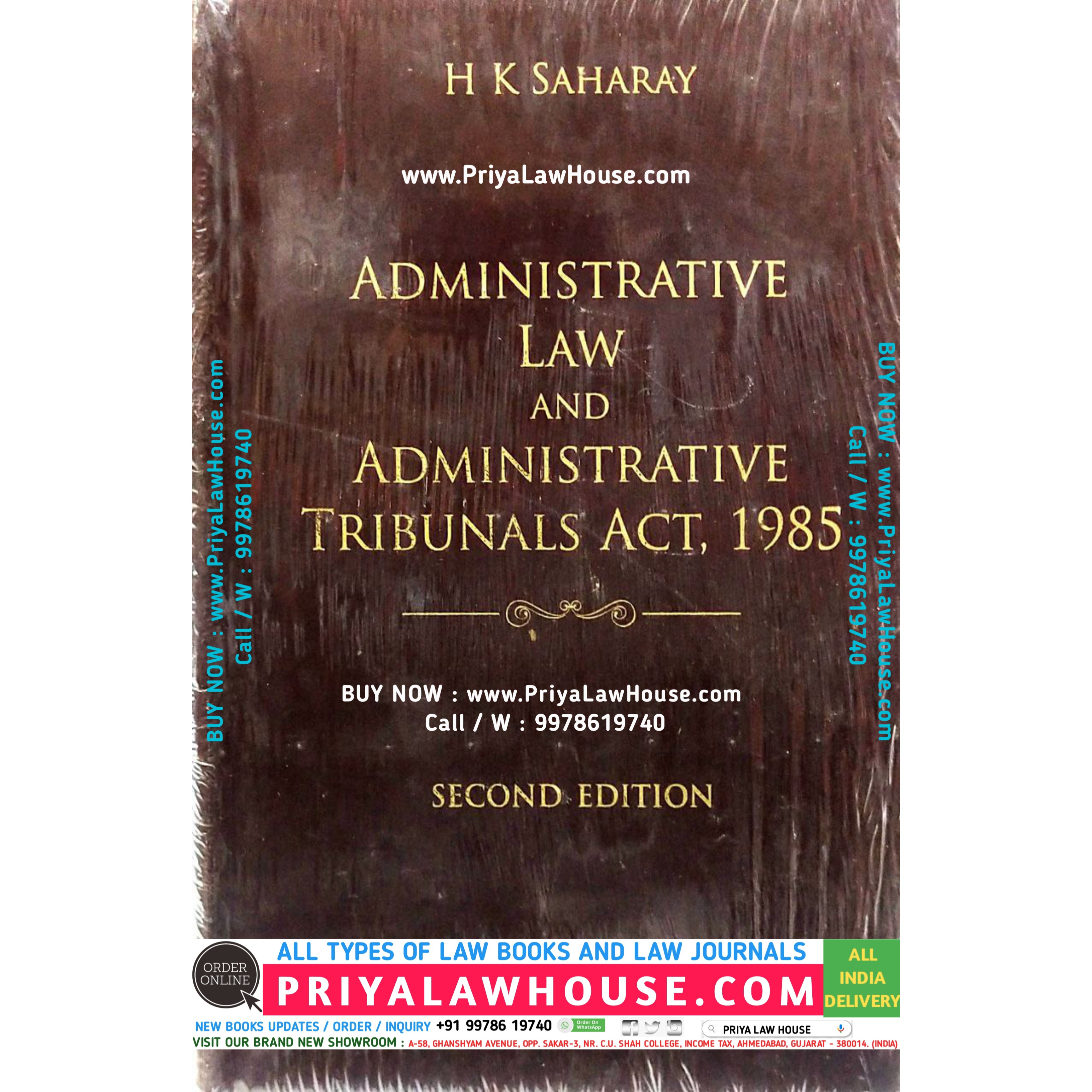 Administrative Law Tribunals Act Saharay, 2nd Edn (2017
