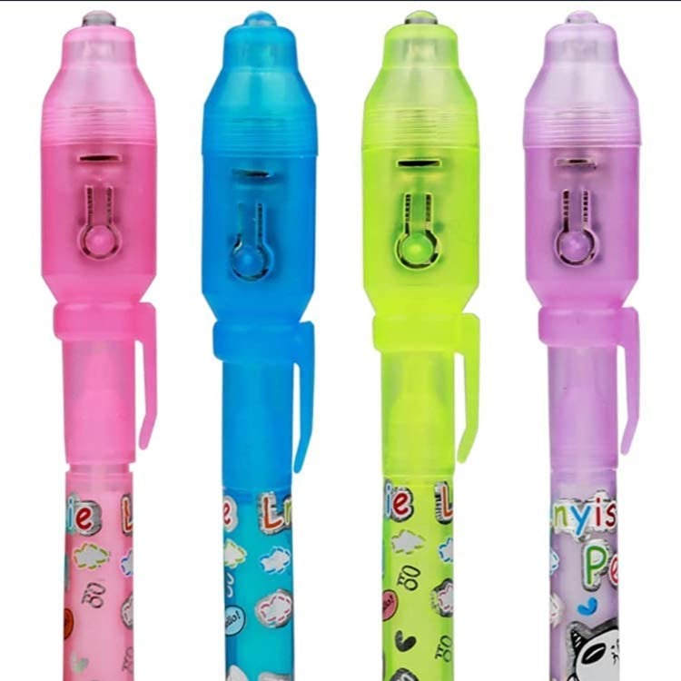 Invisible Colorless Ink Pen Glow in the Dark Pen - 1