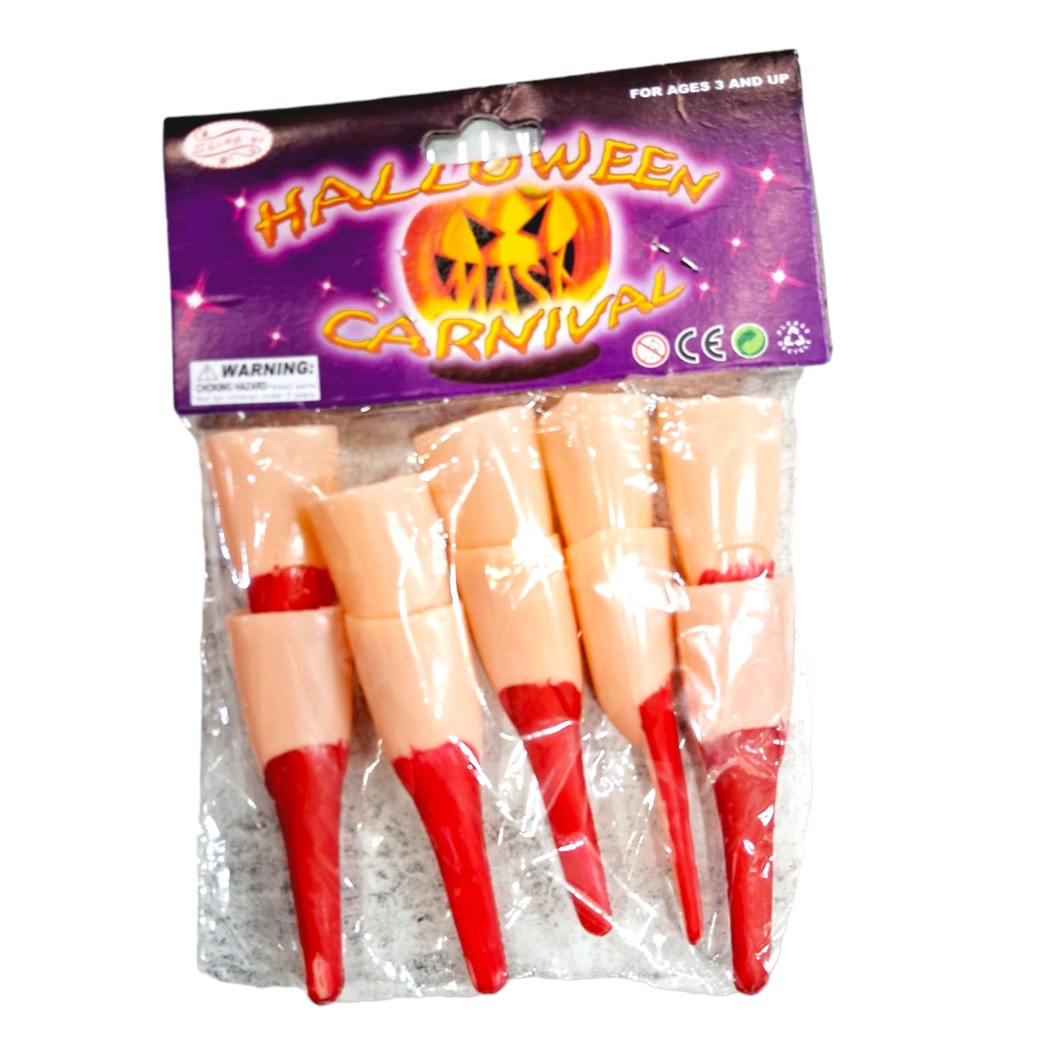 Halloween Witch Rubber Nails - 1
