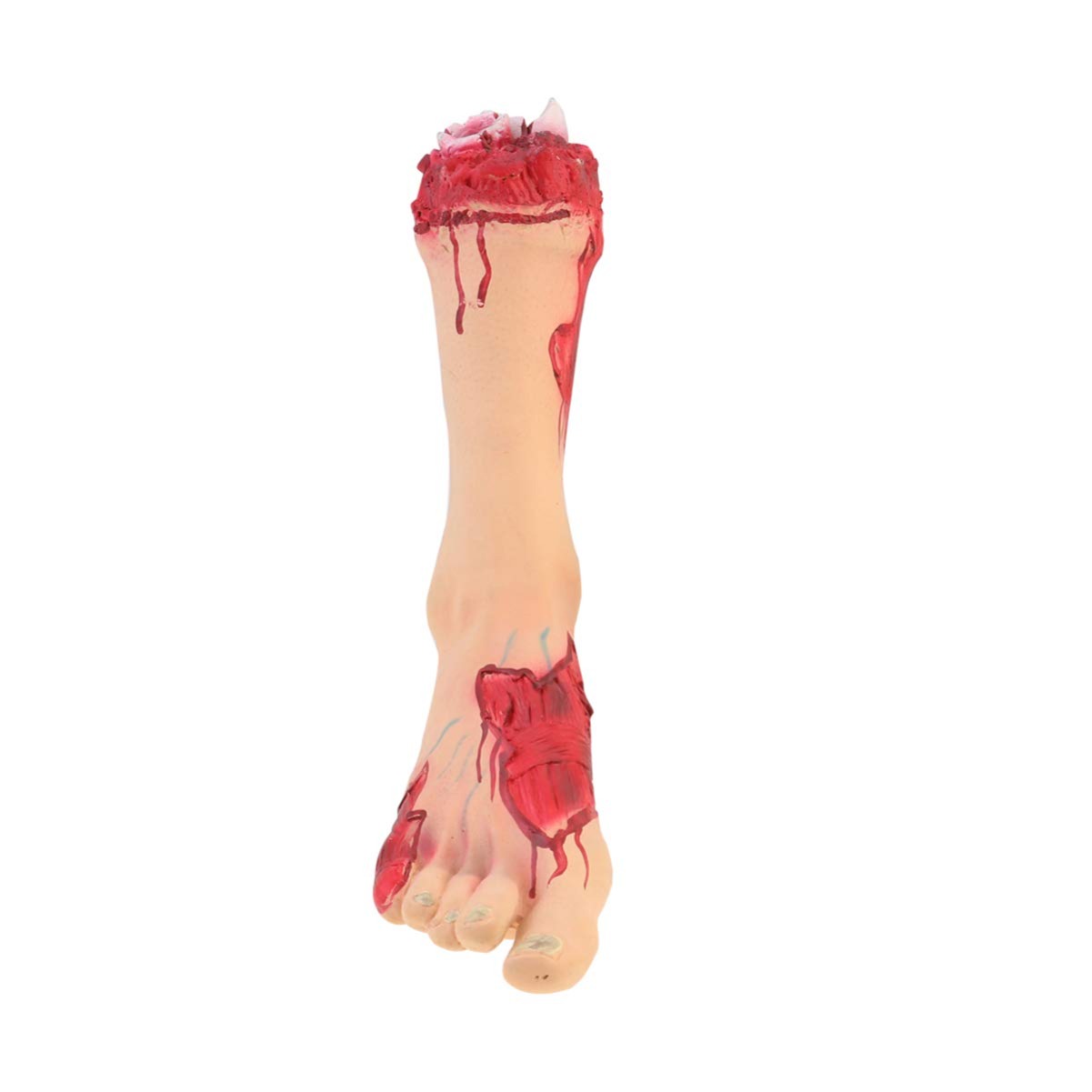 Fake Leg Broken Foot for Prank Halloween Party - 1