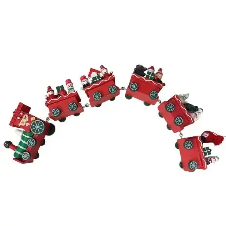 Christmas Special Snowflake Red Train-20cm - 1