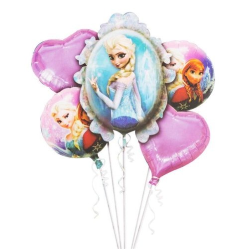 frozen 5 set foil balloon - 1