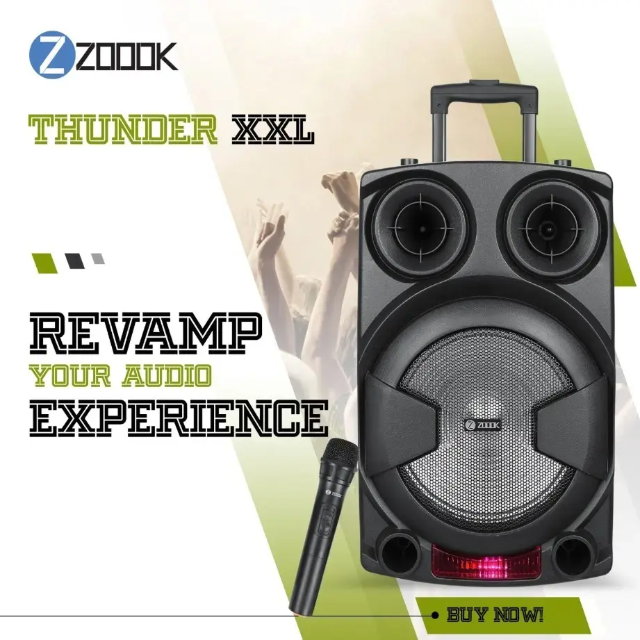 zoook thunder xxl available @ ZIAN MARKETING, chennai