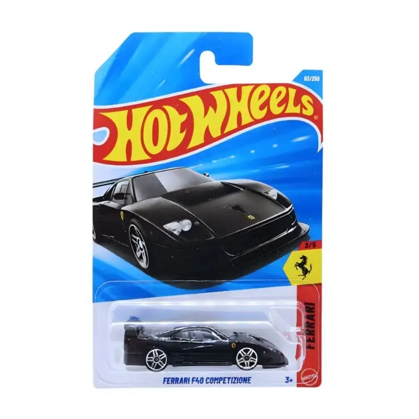 Hot Wheels Ferrari F40 Black D Case 2026 | GamesBaba