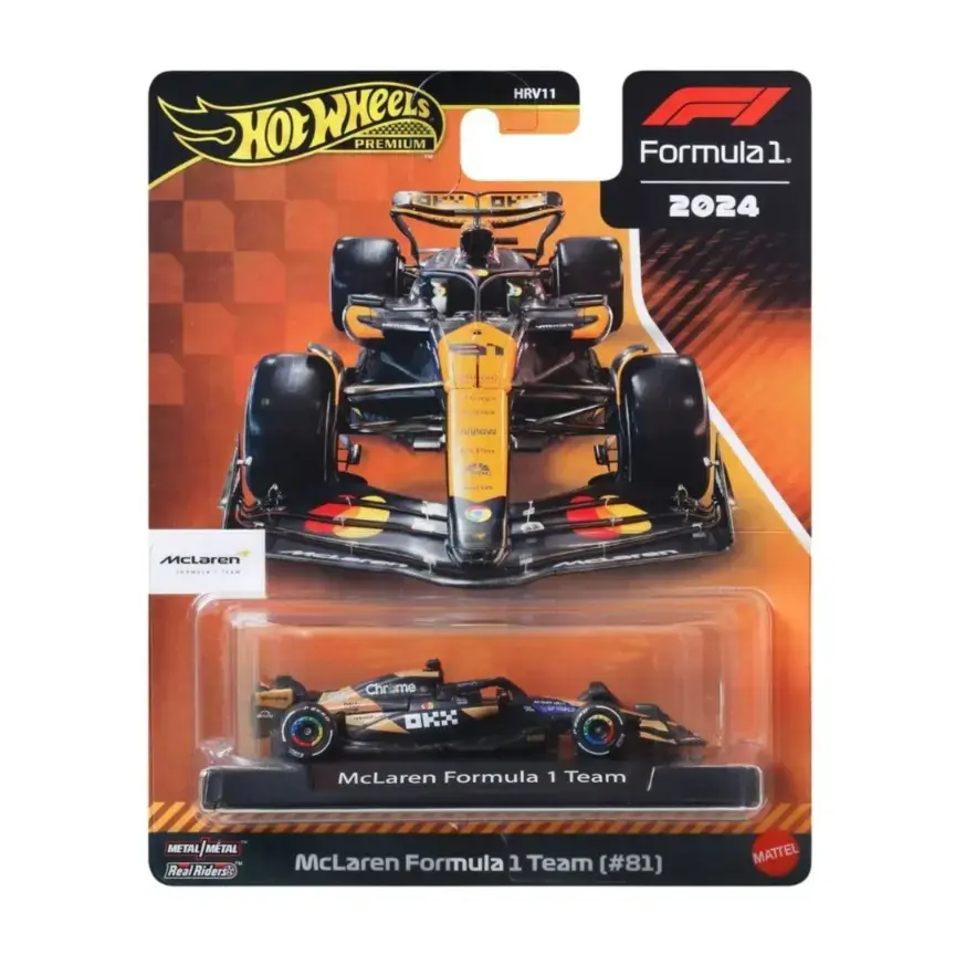 Hot Wheels Premium F1 McLaren Formula 1 Team 2024 GamesBaba