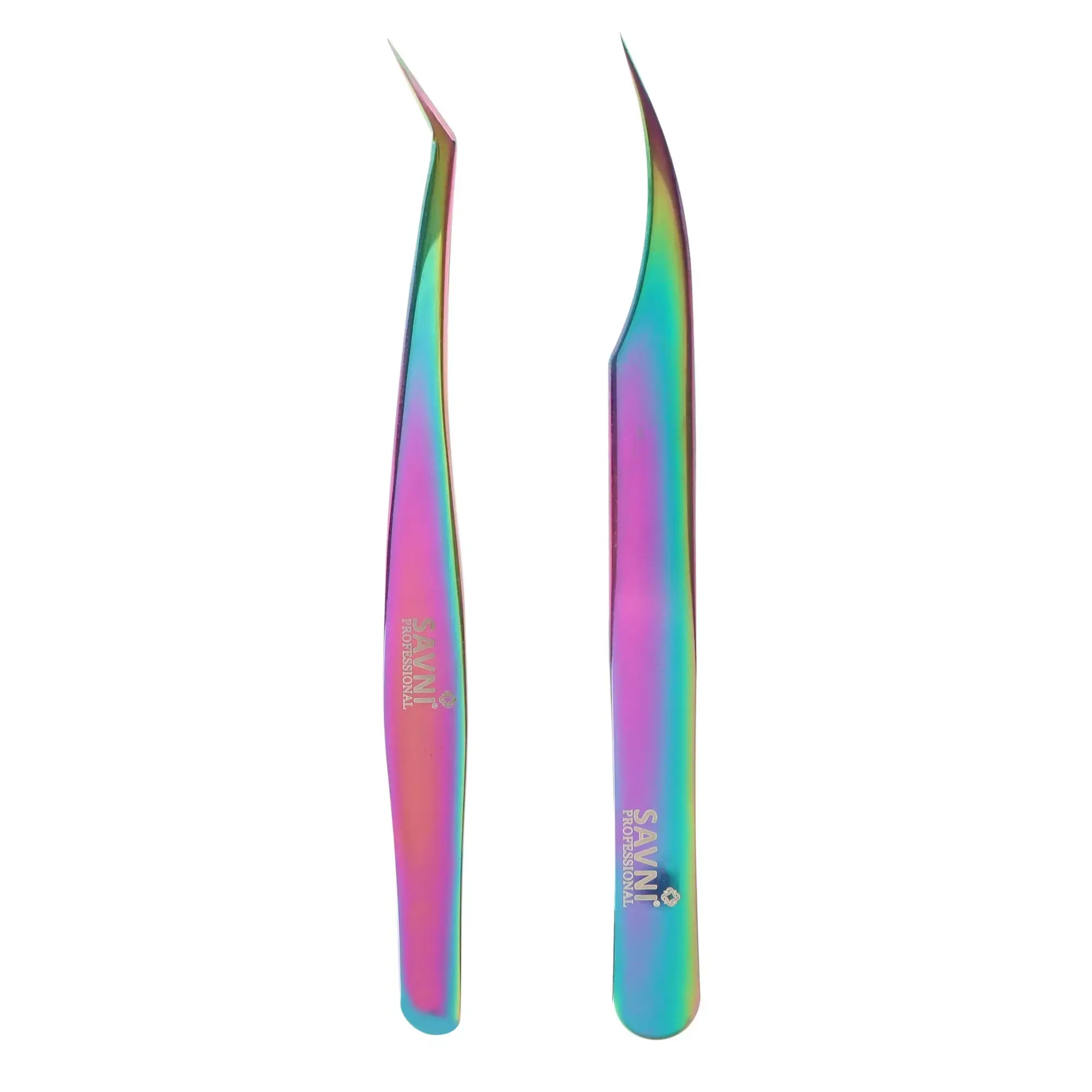 Savni Eyelash Extension Tweezers Chromatic (Advanced) | Set of 2 - 1