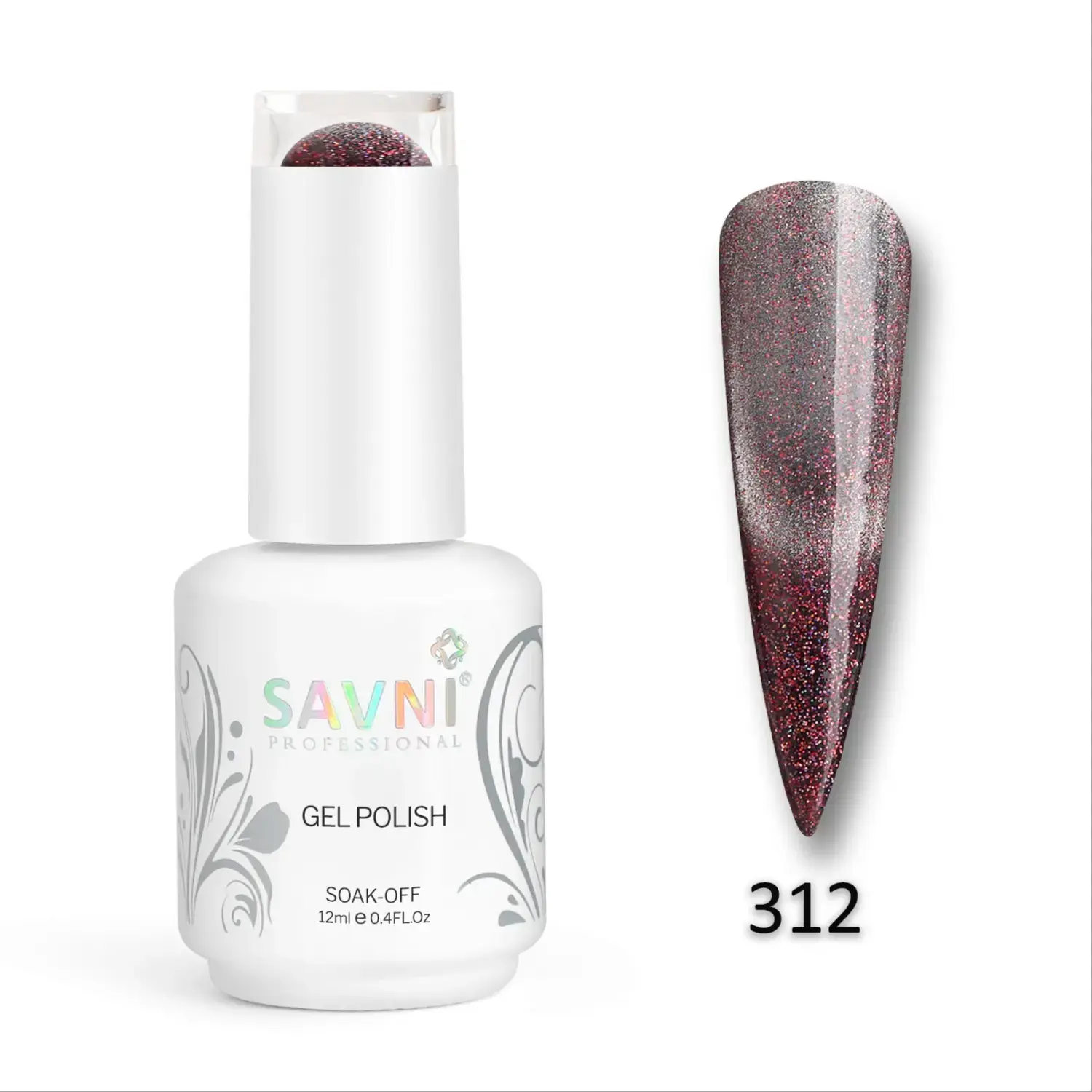 Savni Starry Cat Eye Gel Polish Series 312 - 1