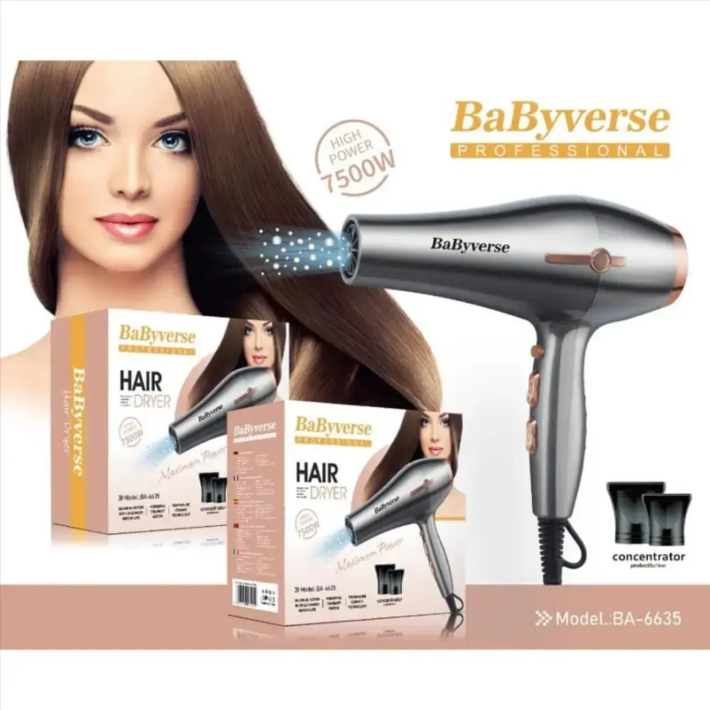 BaByverse Hair Dryer Model BA-6635 - 1