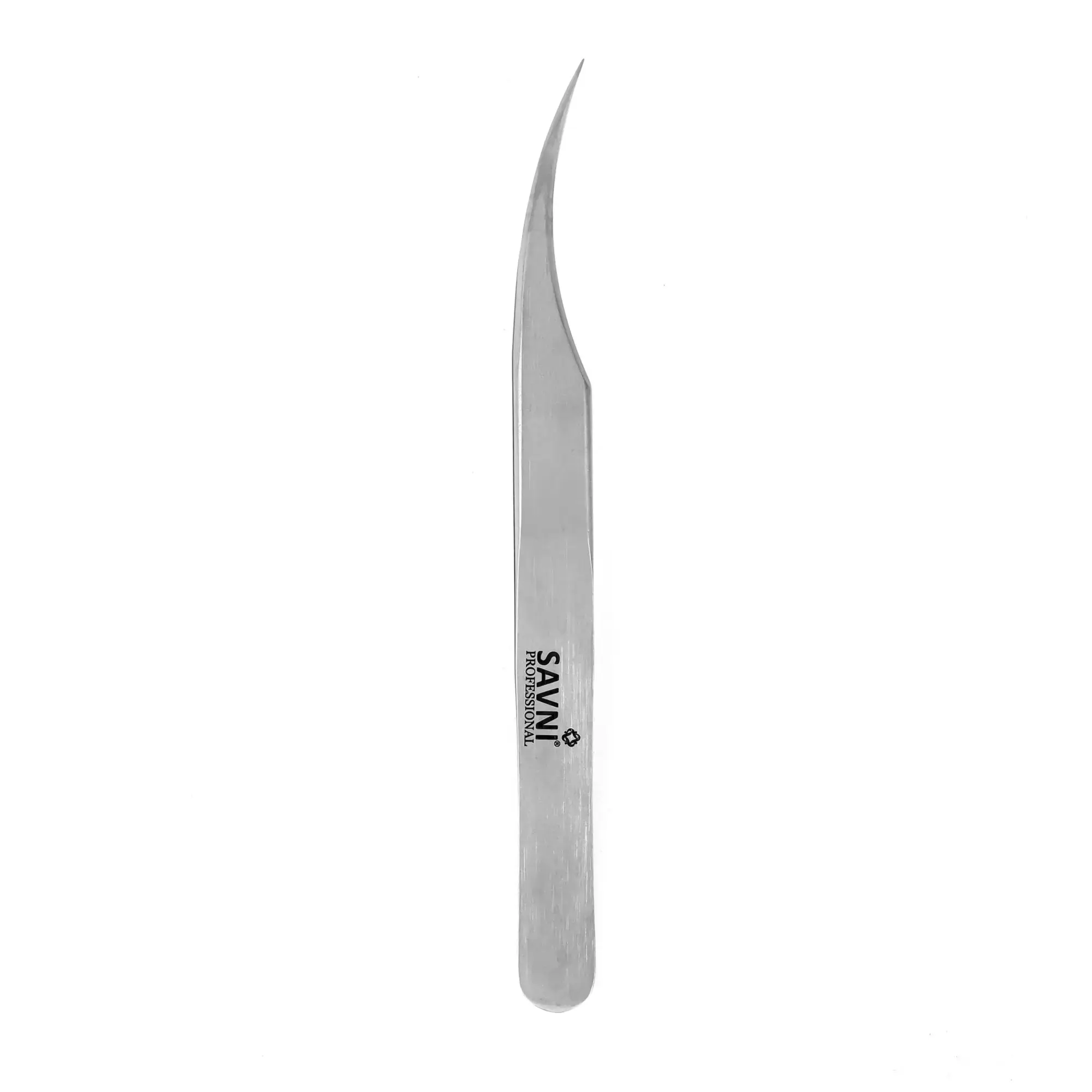Savni Eyelash Extension Tweezers Silver (Intermediate) | Straight - 1
