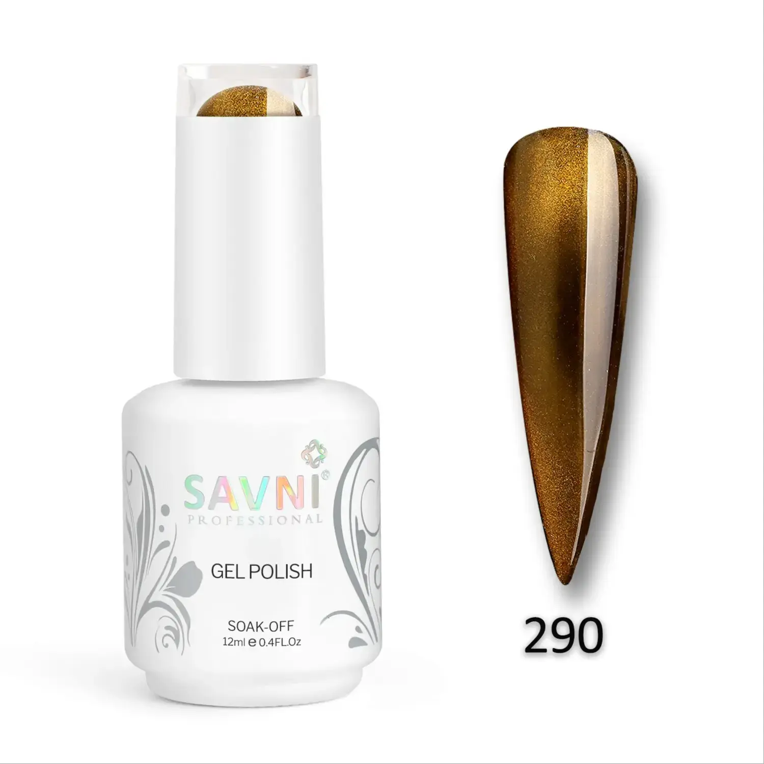 Savni Coral Cat Eye Gel Polish Series 290 - 1