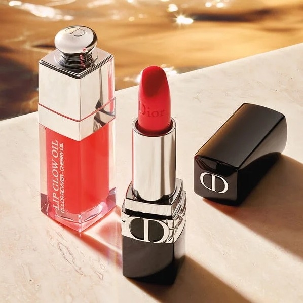 dior lip oil peach glow