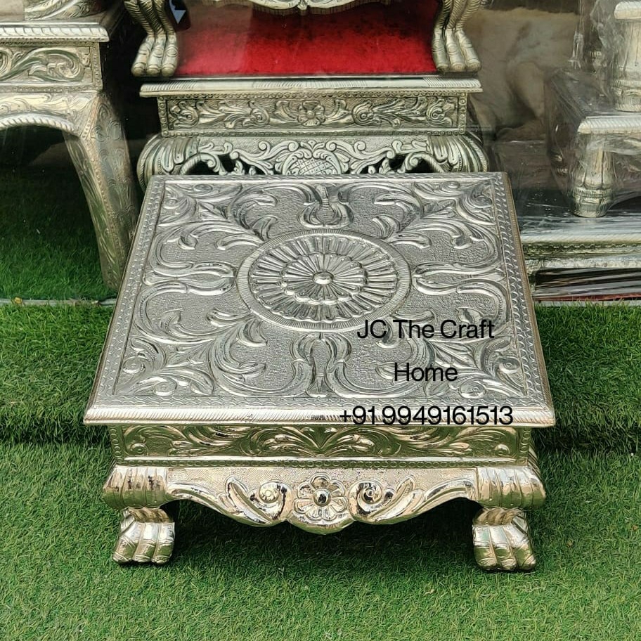 【希少品】チベット族　骨董　催事用　武具 Silver 激レア Buy Silver clad chowki | pure silver bajot with antique finish