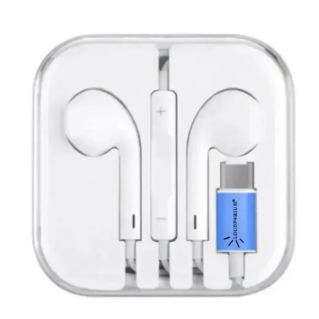 Type C Wired Earphones,Tangle Free 1.2 Metre Hi-Fi Stereo Headset 1 - 1