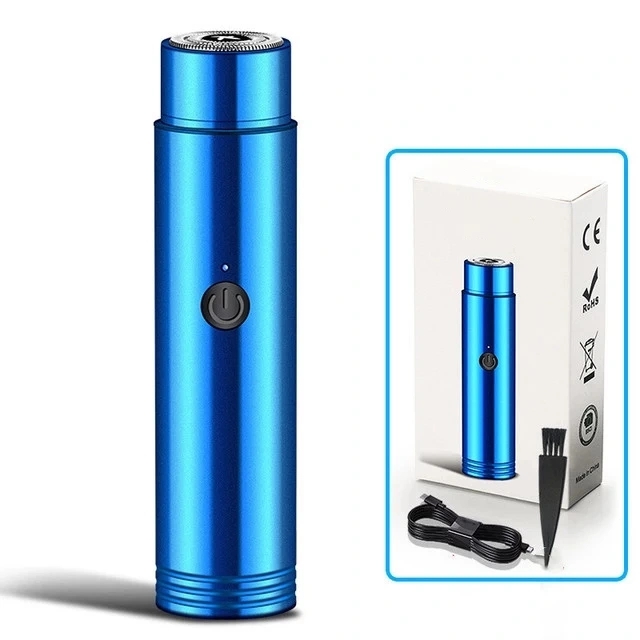 Electric Razor Shaver Hair Trimmer For Men Dual Edge Blades Usb Painless - 1