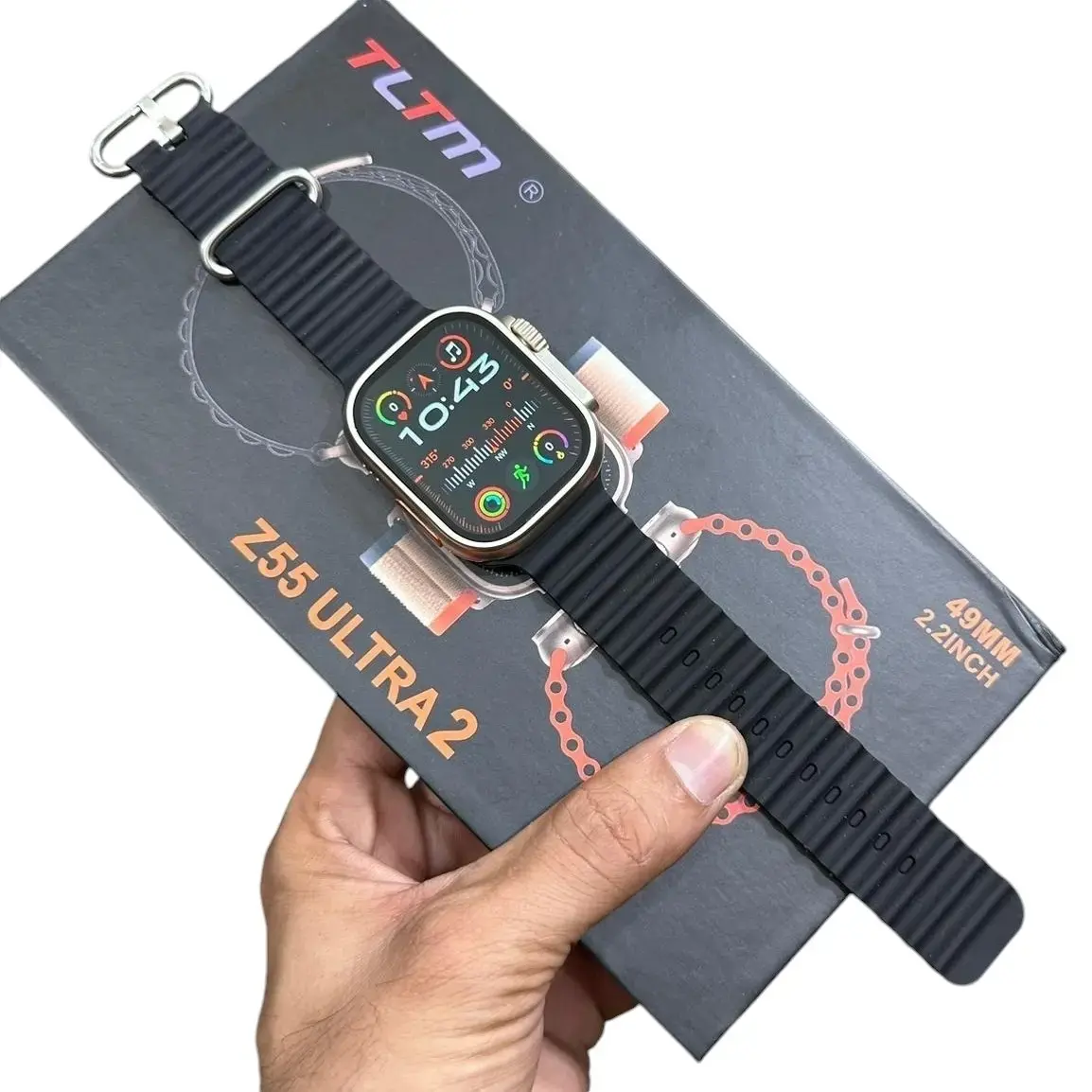 Z55 Ultra 2 Smartwatch 49mm Dial High Resolution Smartwatch Black - 1