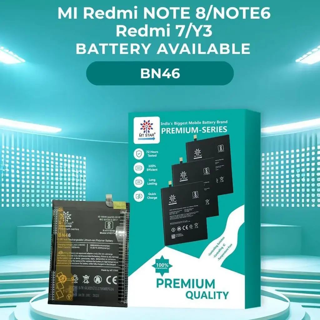 MT STAR BN46 ‎REDMI 7/MI Y3 /REDMI NOTE 6/ NOTE BATTERY
