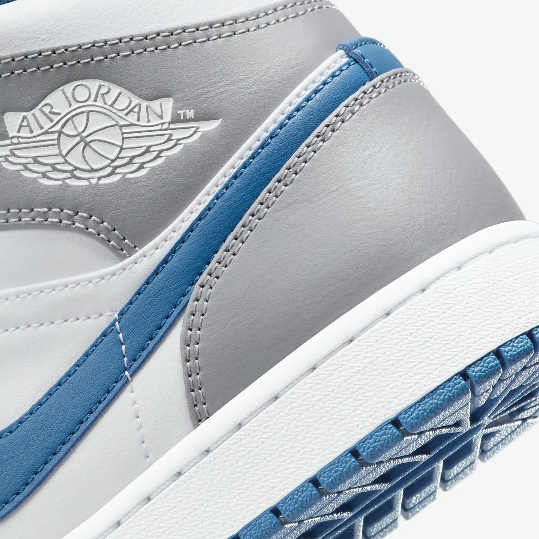 Buy Air Jordan 1 Mid True Blue online at best price | Sneak Freak