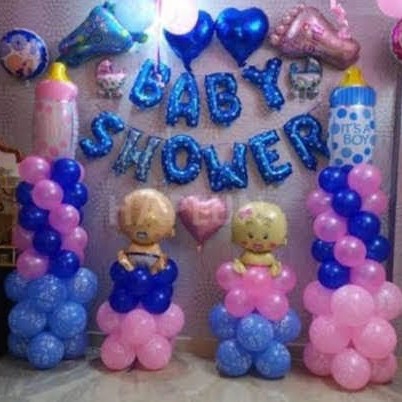 Baby Shower Wall Decoration With Standy