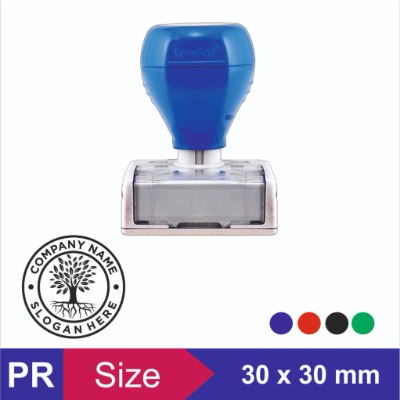 Round Stamp - Pre Ink - 1