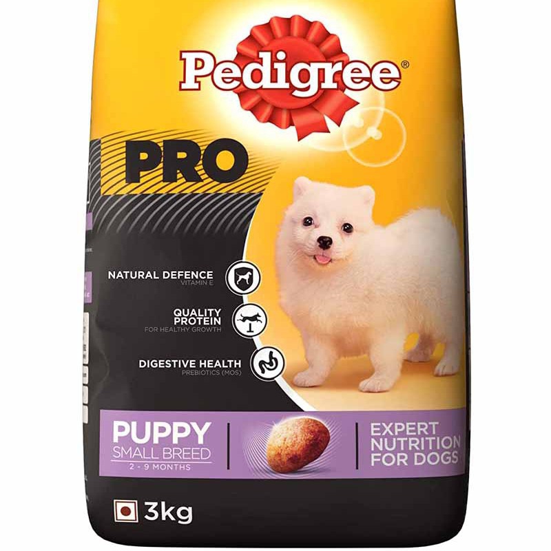 Buy Pedigree Pro Puppy Small Breed 3Kg online at best price