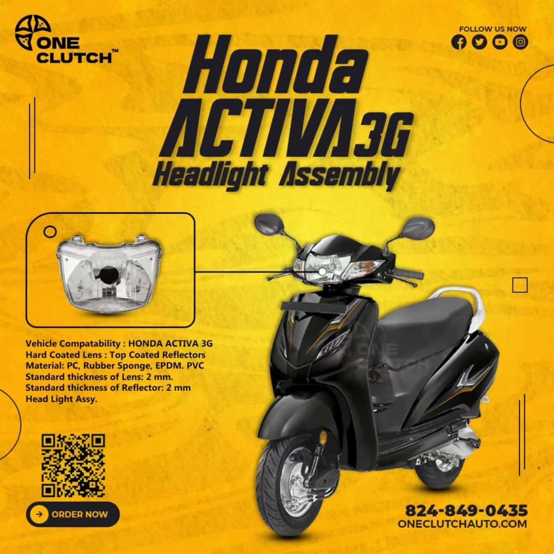 Honda Activa 6g Std Model Headlight Modification, 48 OFF