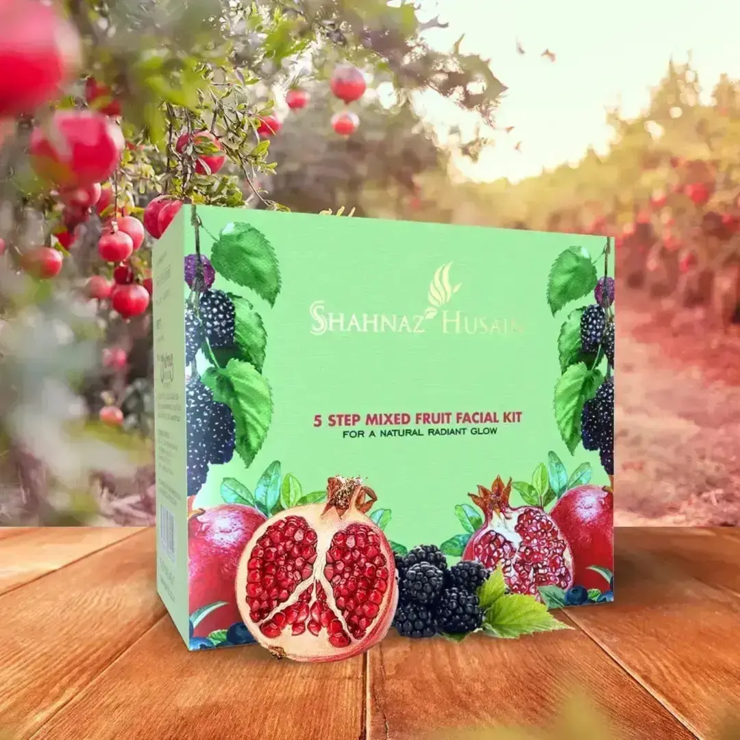 SHAHNAZ HUSAIN 5 STEP MIXED FRUIT FACIAL KIT 50G - 1
