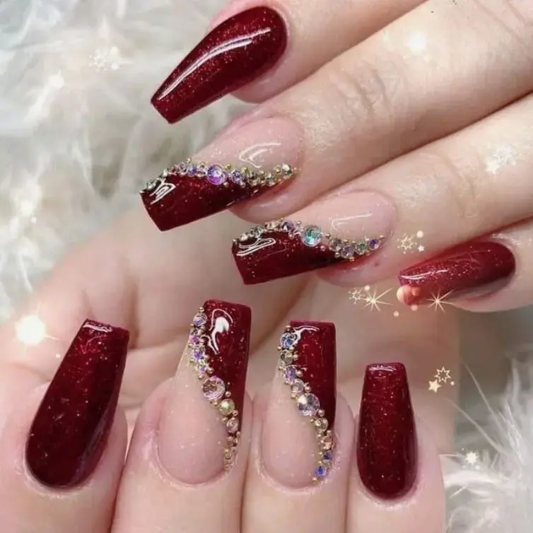 Elegant Wedding Bridal Nail Art Ideas