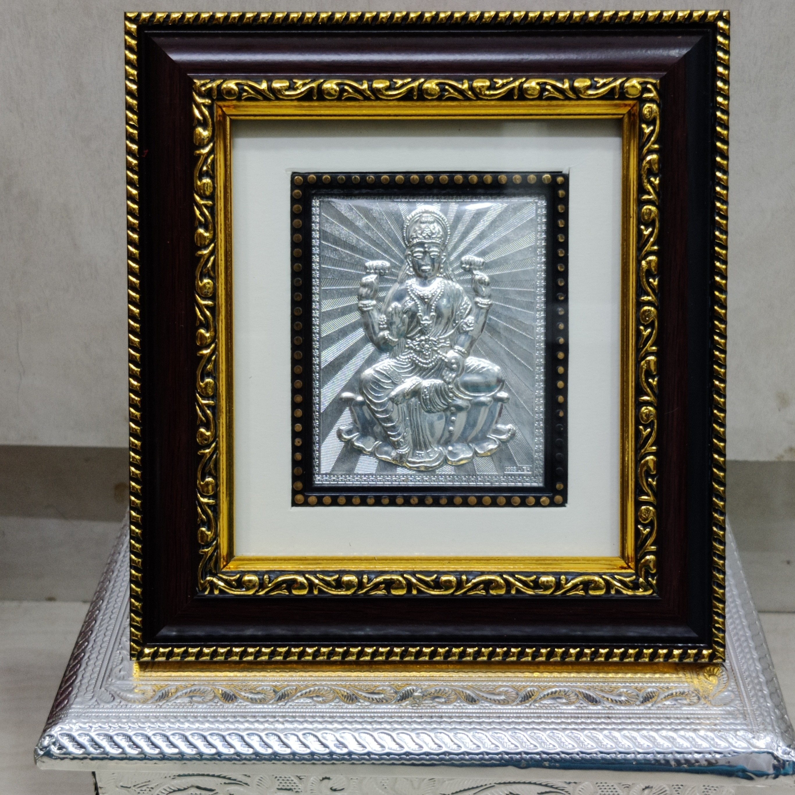 Buy 999 Silver No.2 Hathichap Lakshmi Frame online at best price