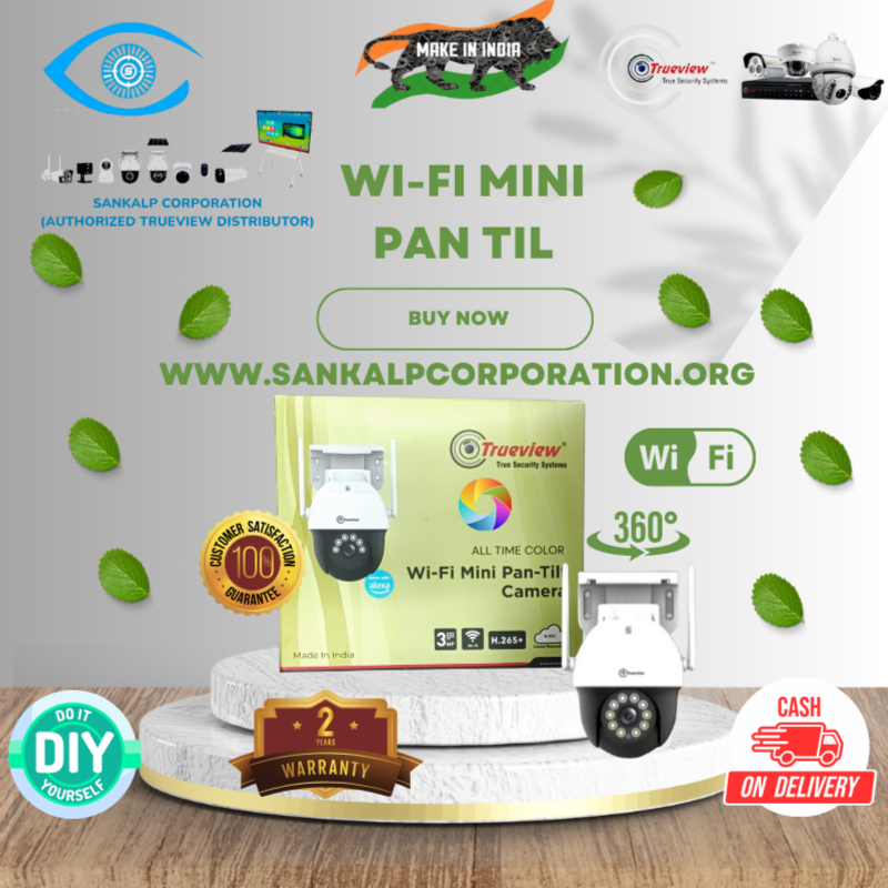Buy T18135 WiFi Mini Pan Tilt 3MP CAMERA TRUEVIEW (INC GST