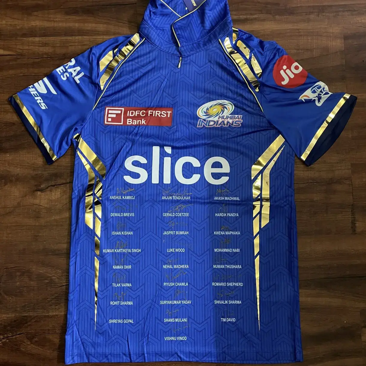 Mumbai Indians Team Store Buy MI 2024 Squad Signed Jersey Online