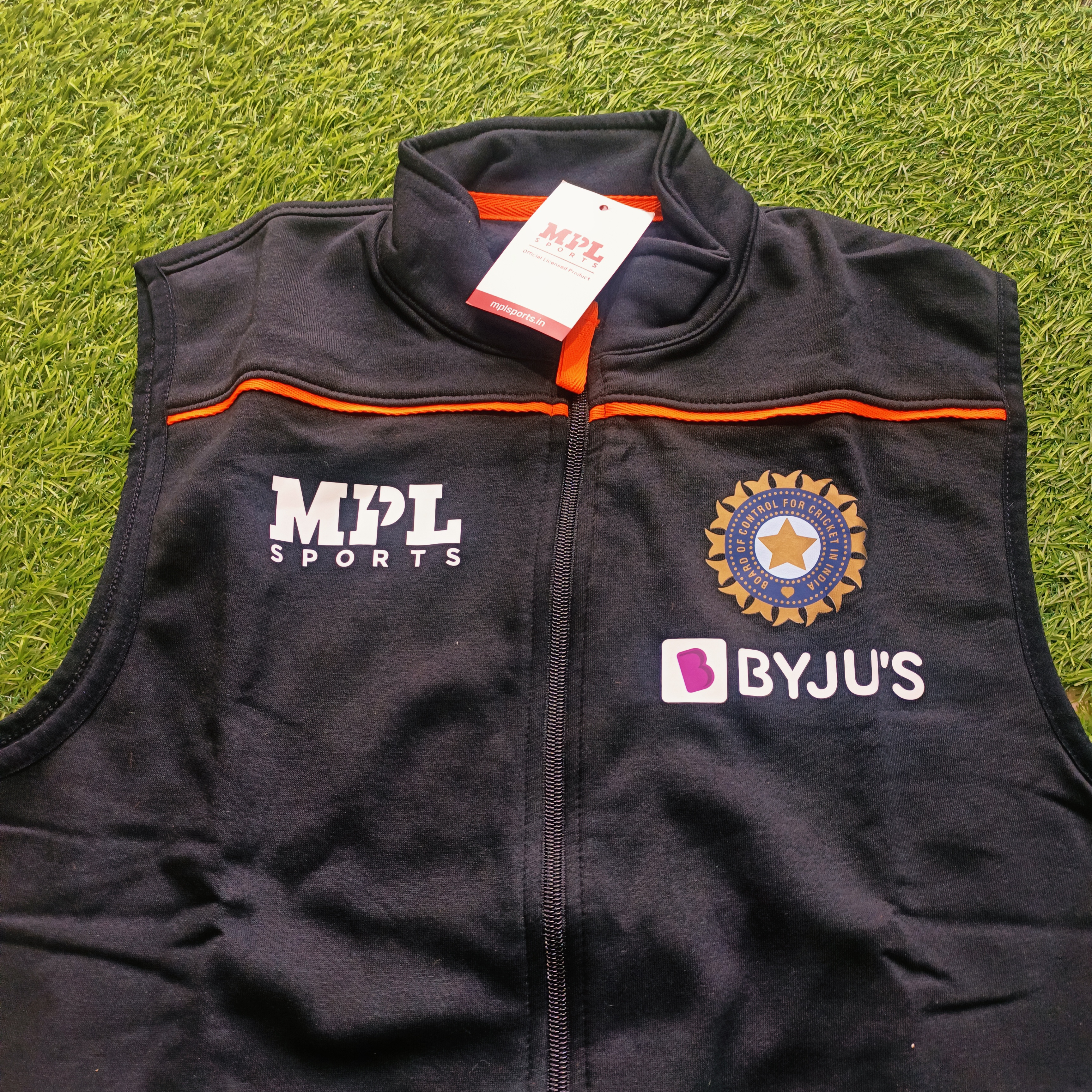 Buy BCCI Vest Jacket (Black) online at best price