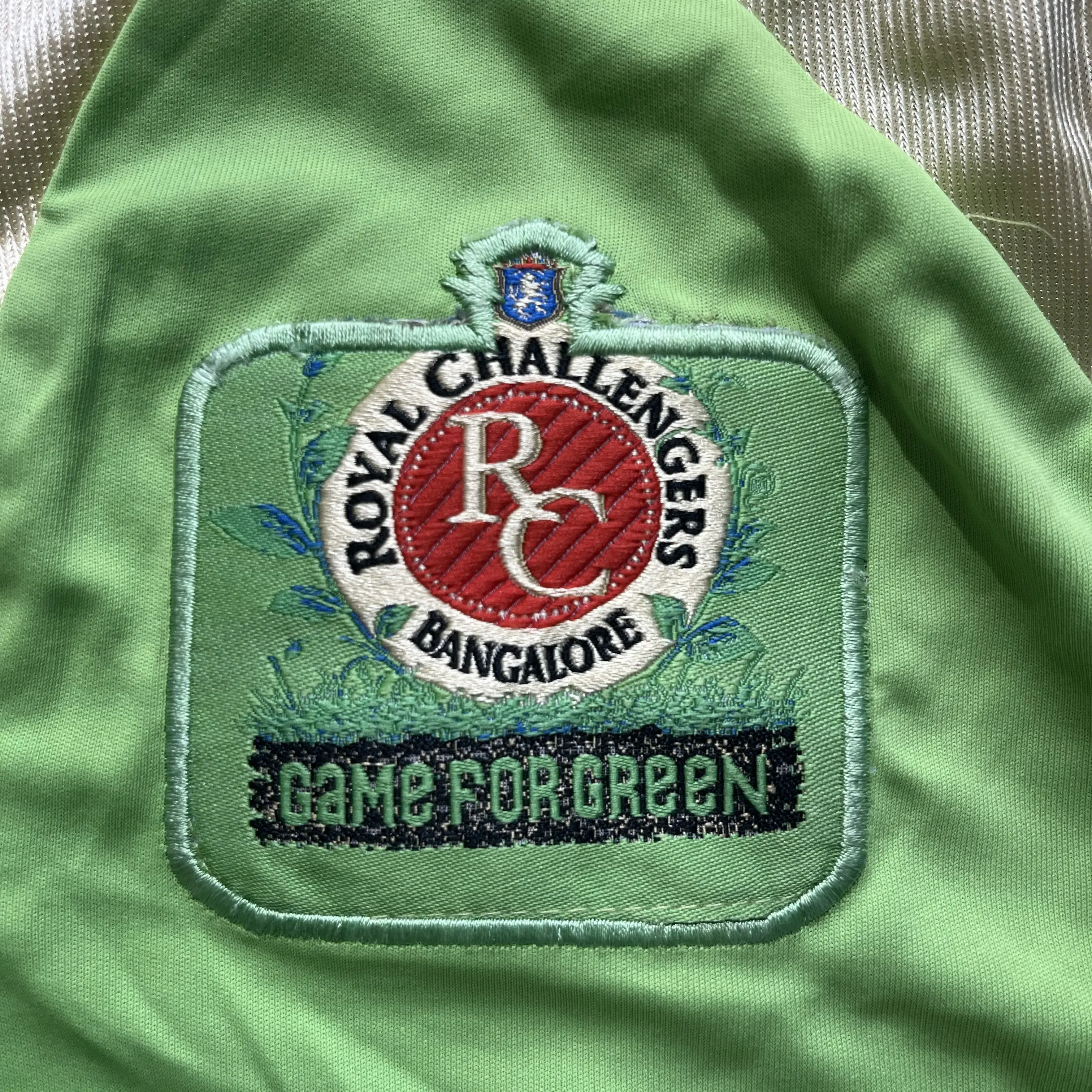 Go Green Royal Challengers Bangalore Official Jersey Customized