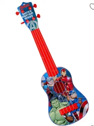 KIDS Musical Guitar Cartoon Printed - 1