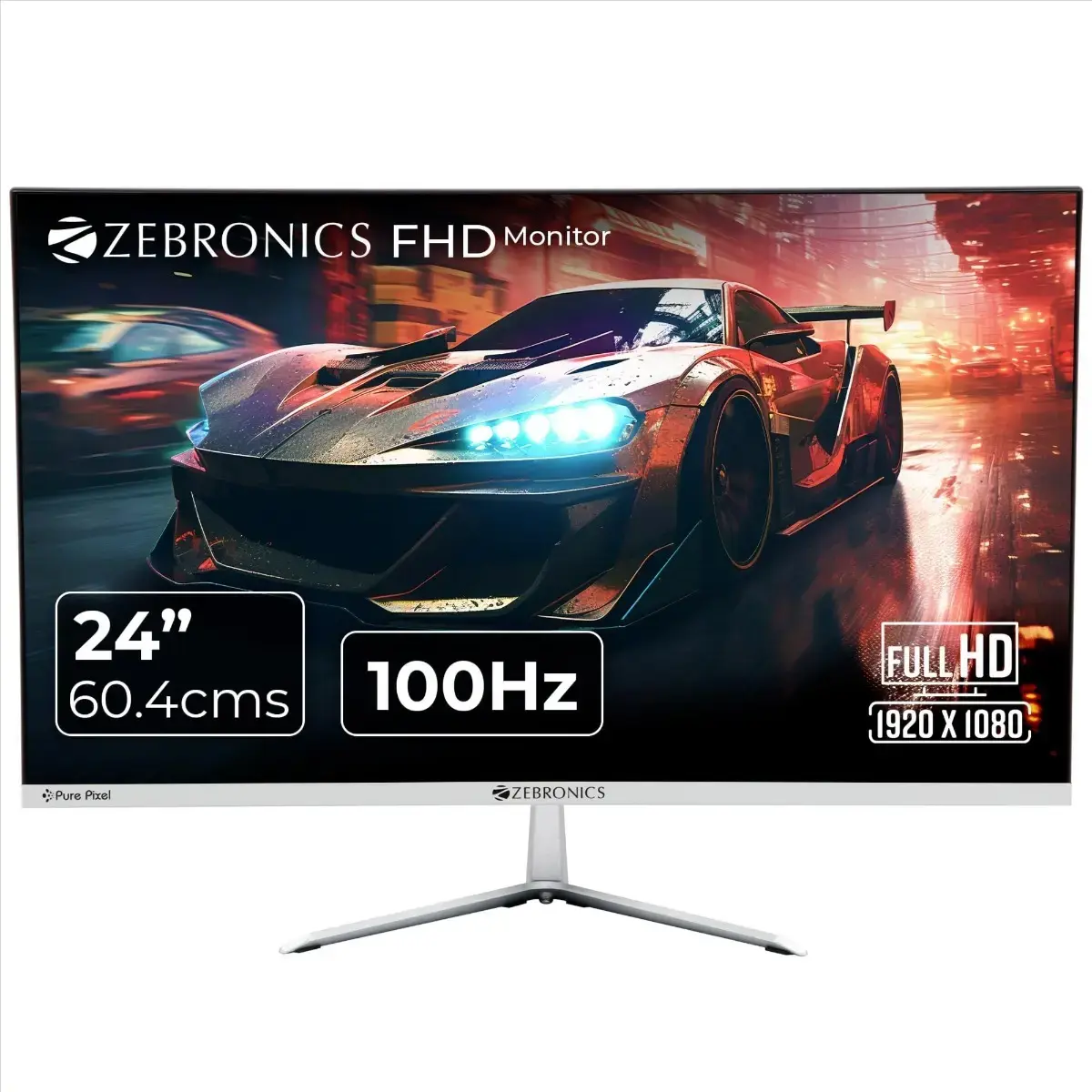 ZEBRONICS 24 INCH MONITOR FHD A24FHD LED - 1