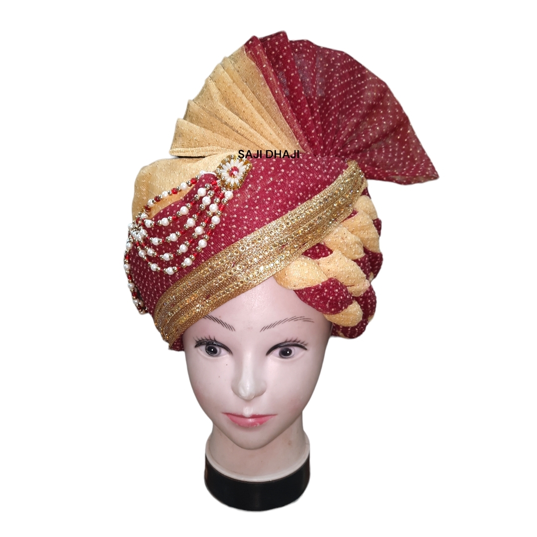 how to tie pagdi with dupatta