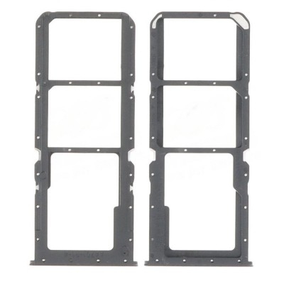 Tiroir Carte SIM Double Pour Realme 8i - Compatible Universel, Noir, Neuf GLOBALSTOCK