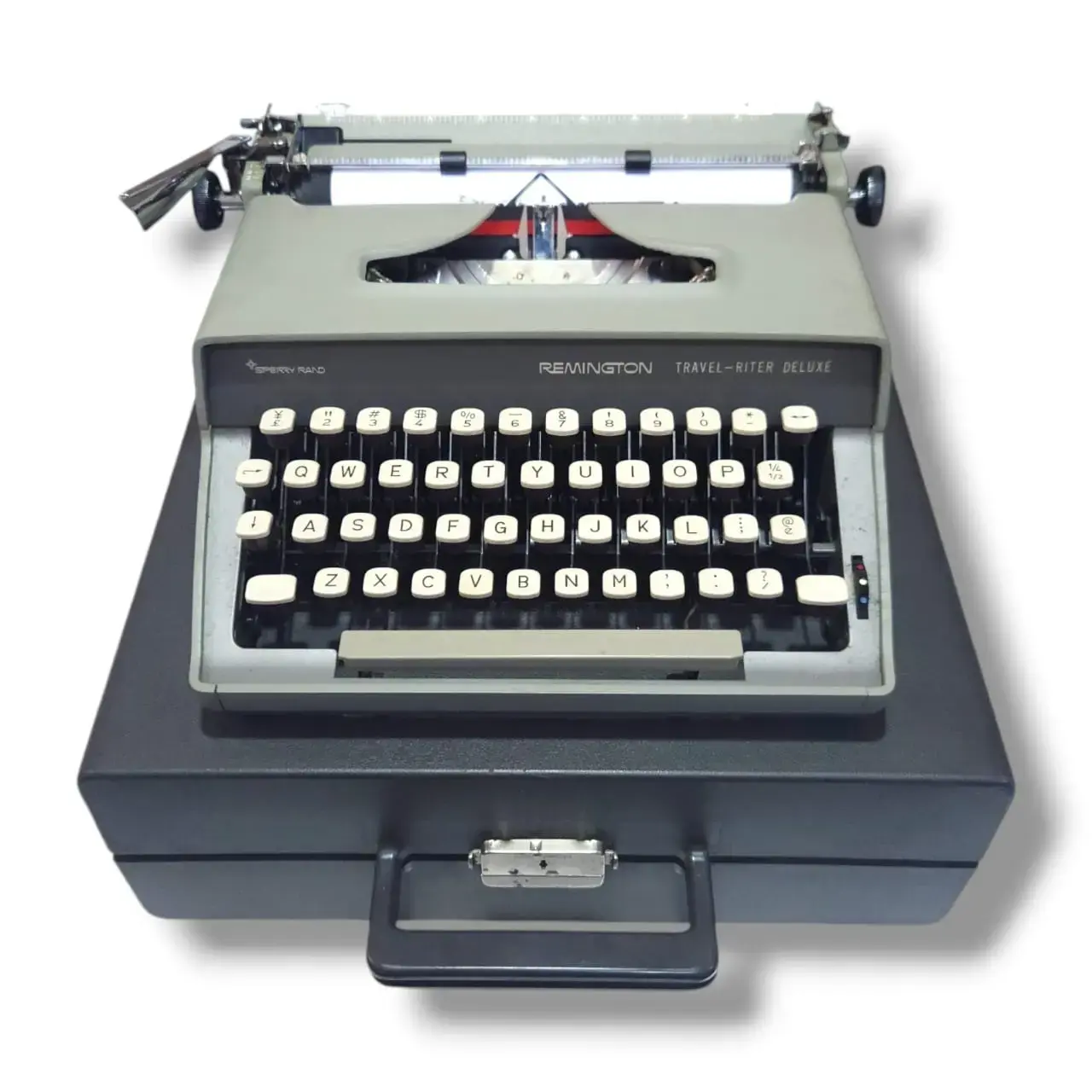 完動品 Remington TRAVEL-RITER DELUXEタイプライター Remington Travel-Riter Deluxe Typewriter – Universal