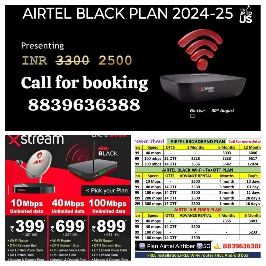 Broadband Internet Airtel Xstream Official Website Air Fibre