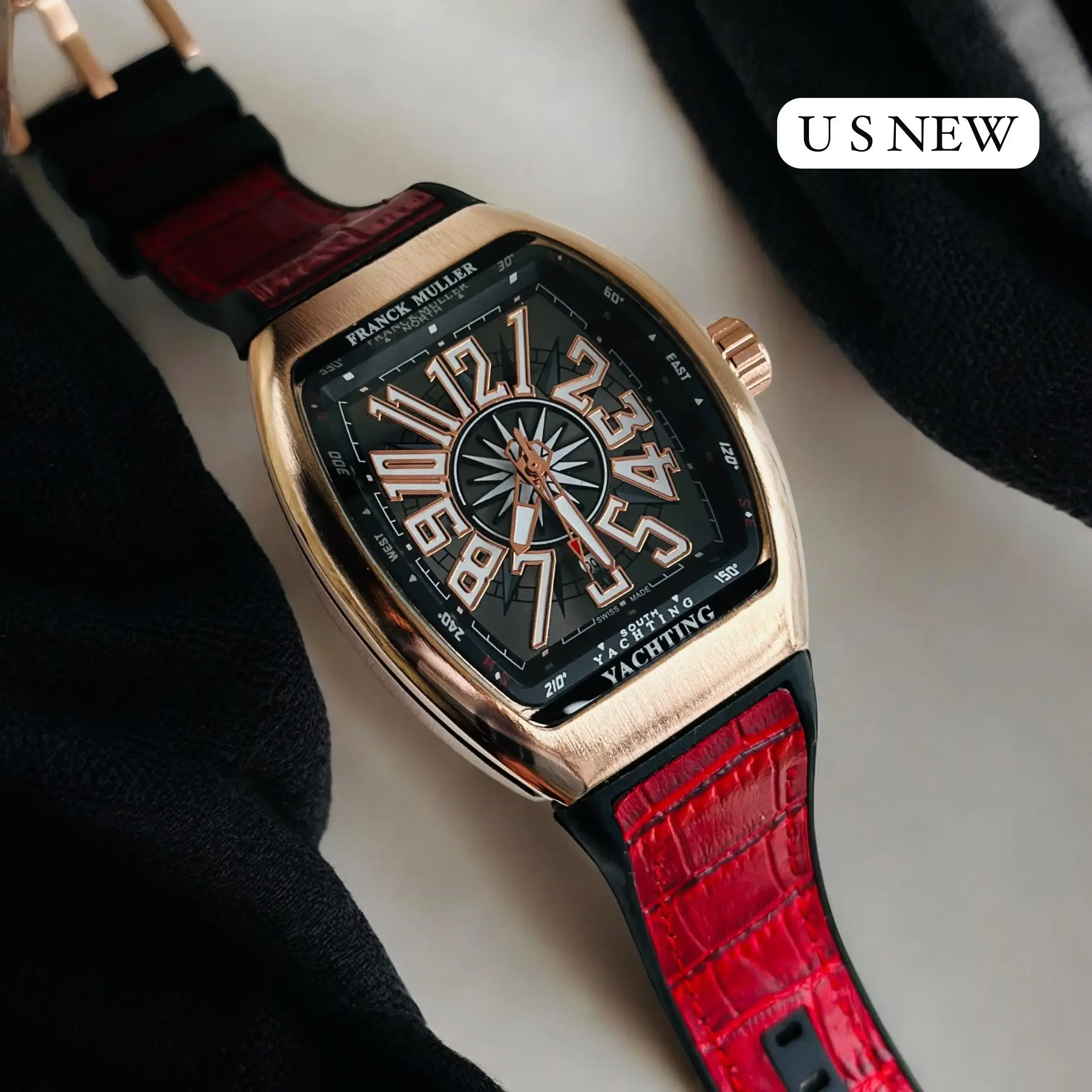 Franck muller newest & Premium Automatic addition For men* - Red