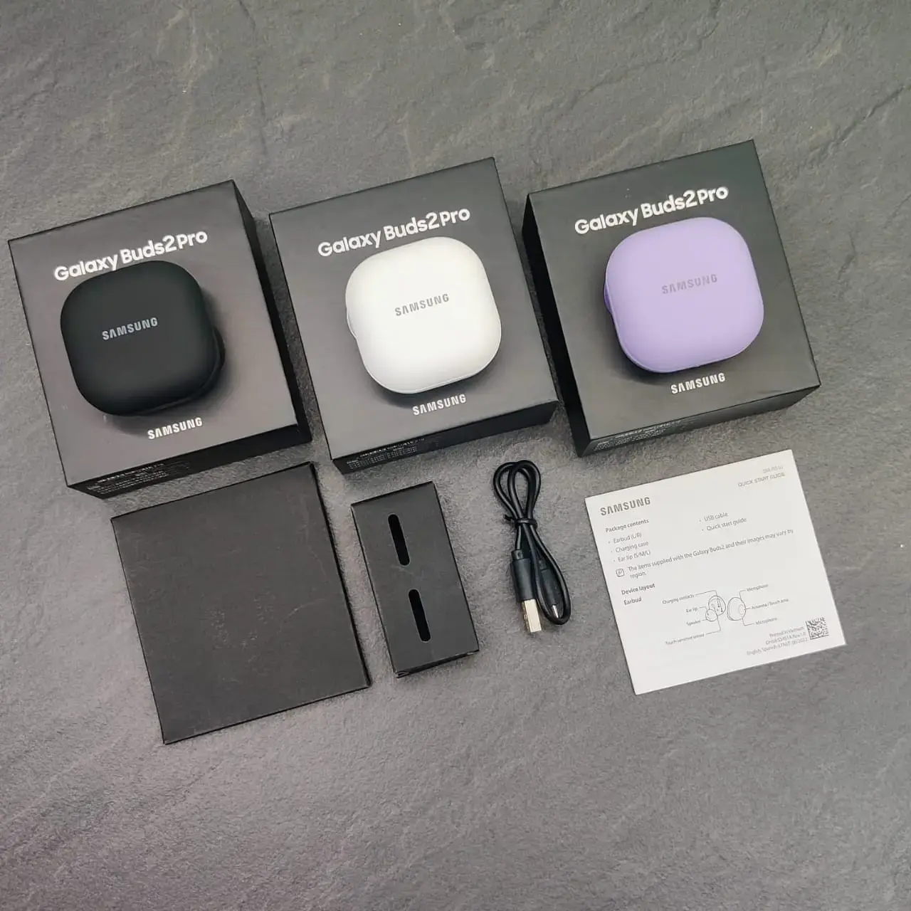 Samsung Galaxy Buds 2 Pro – Noise Cancelling True Wireless Earbuds - Black