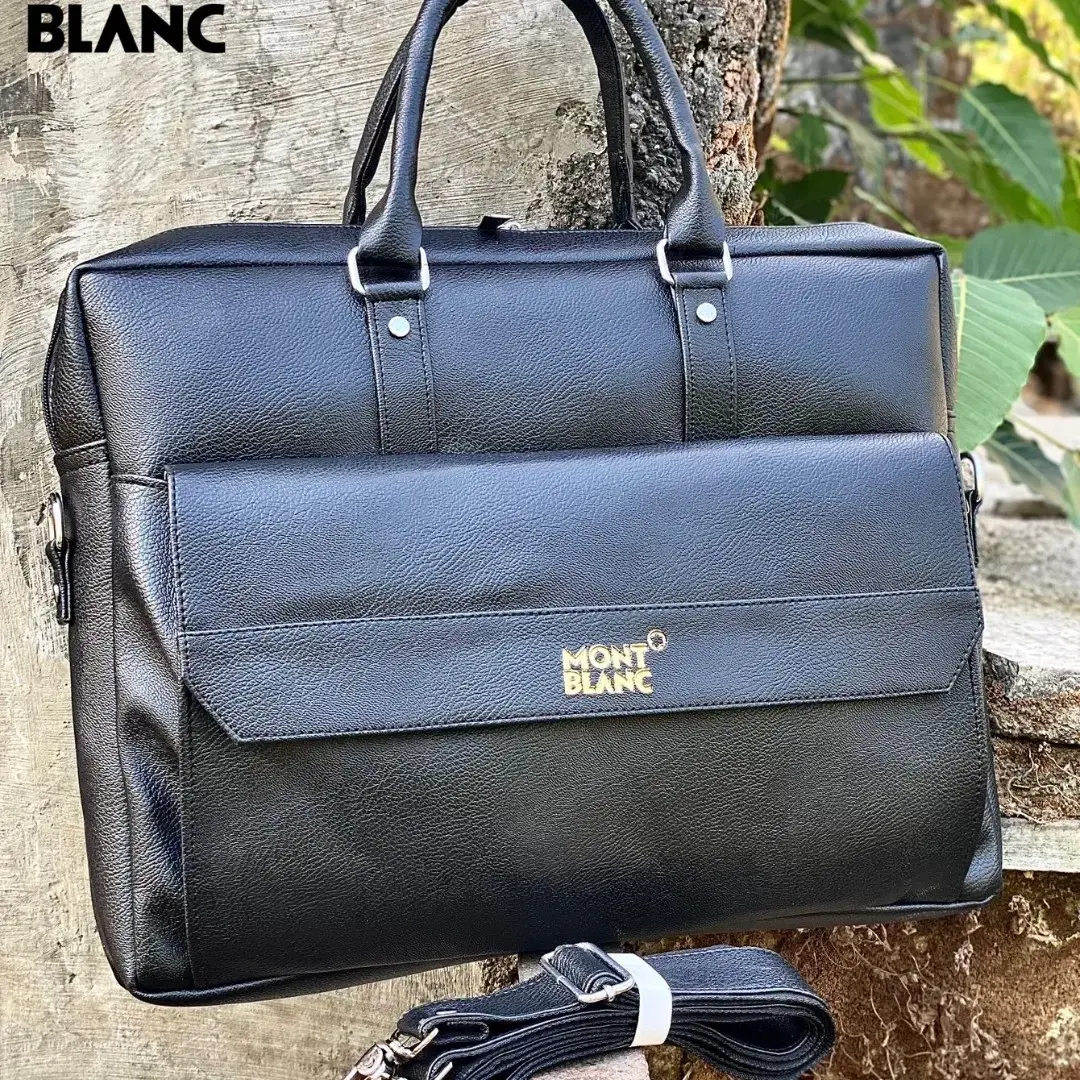 MONT BLANC Montblanc Office Laptop Bag for Men - Black