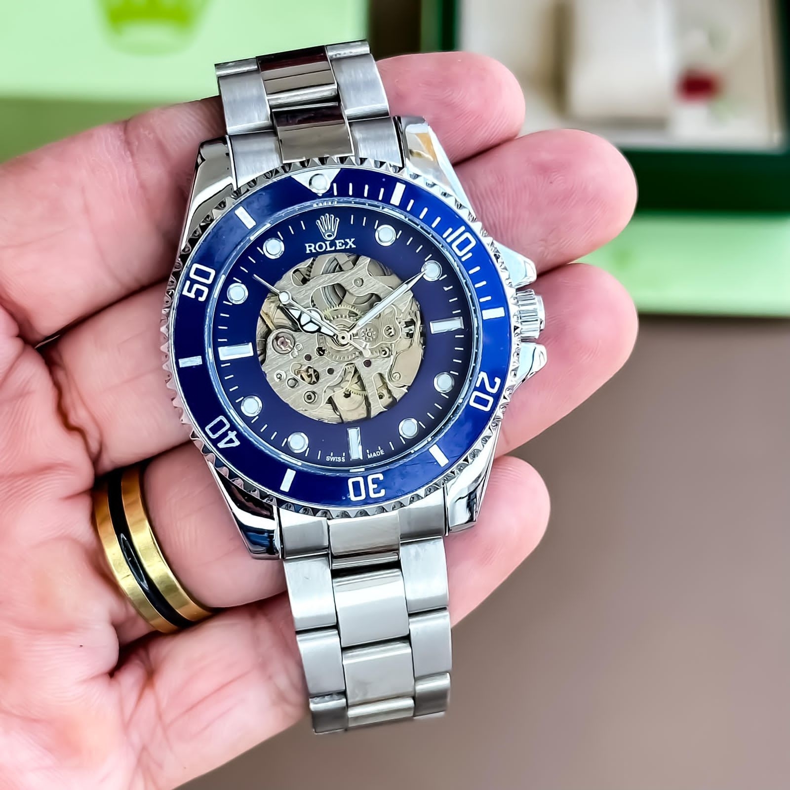 Rolex To Buy Premium Watches 50% COD order booking contact on whatsup bn - Blue