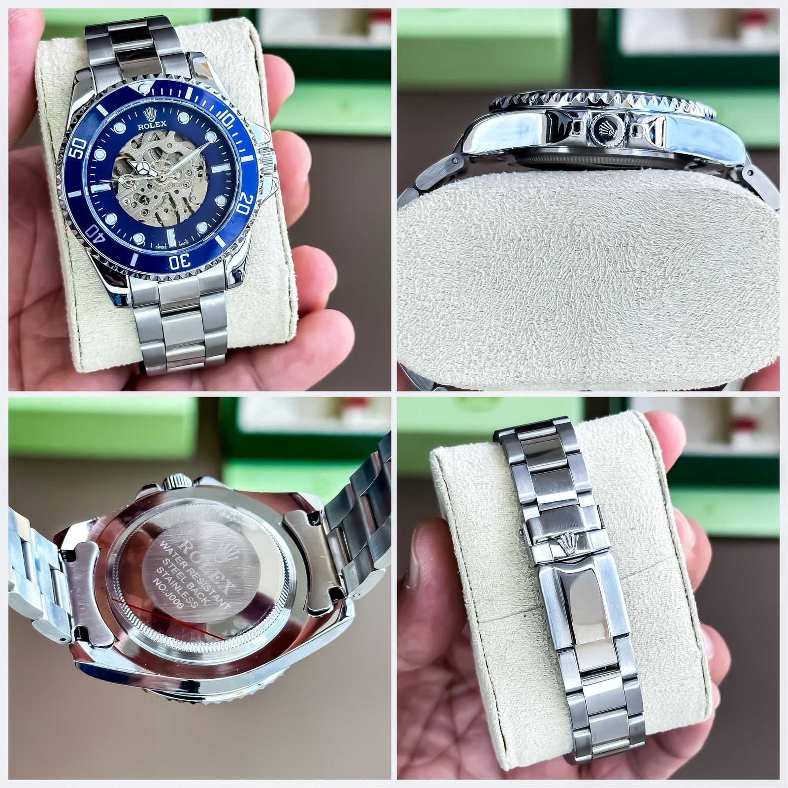 Rolex To Buy Premium Watches 50% COD order booking contact on whatsup bn - Blue