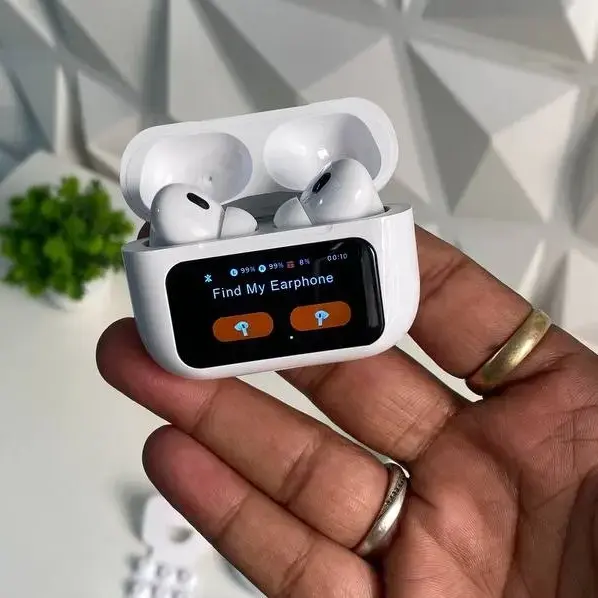 Noise Cancellation Airpods Pro2, 2nd Generation with Display - White