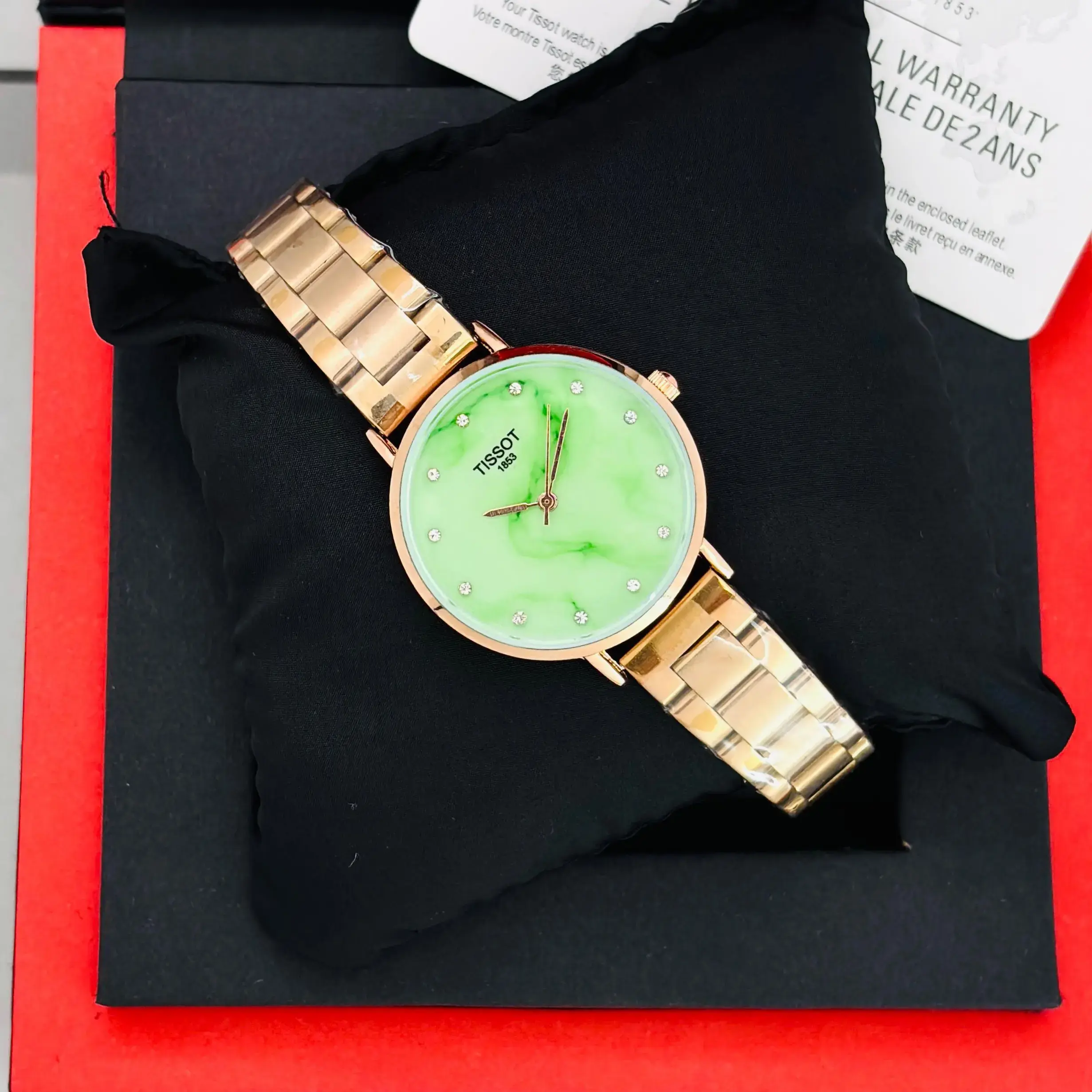 Tissot women watch office watch - Green