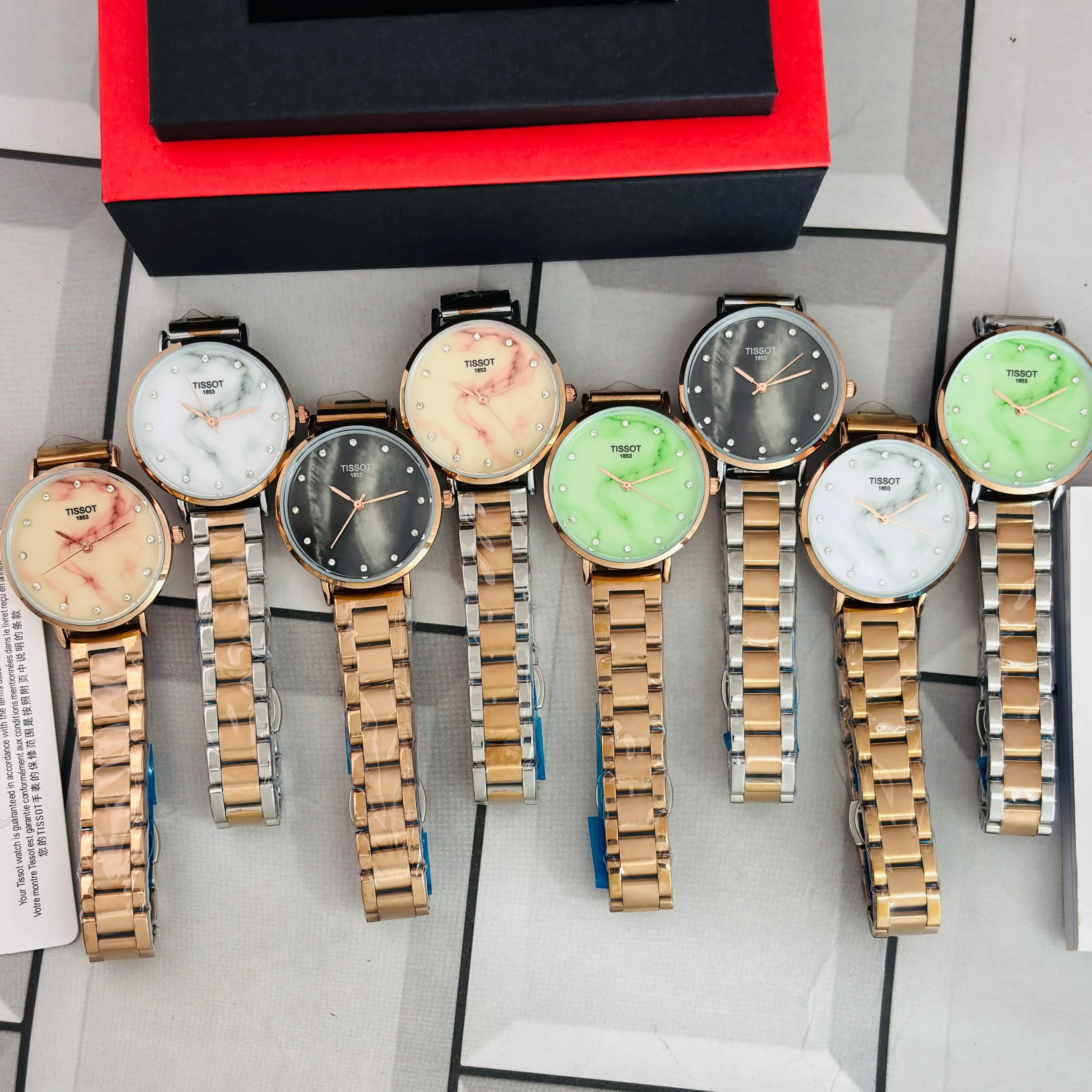 Tissot women watch office watch - Green