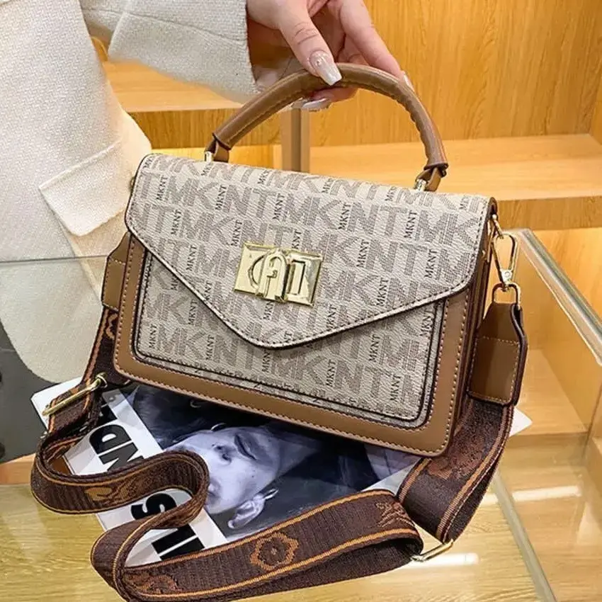 Imported Luxury Sling Bag For Women's And Girls - brown