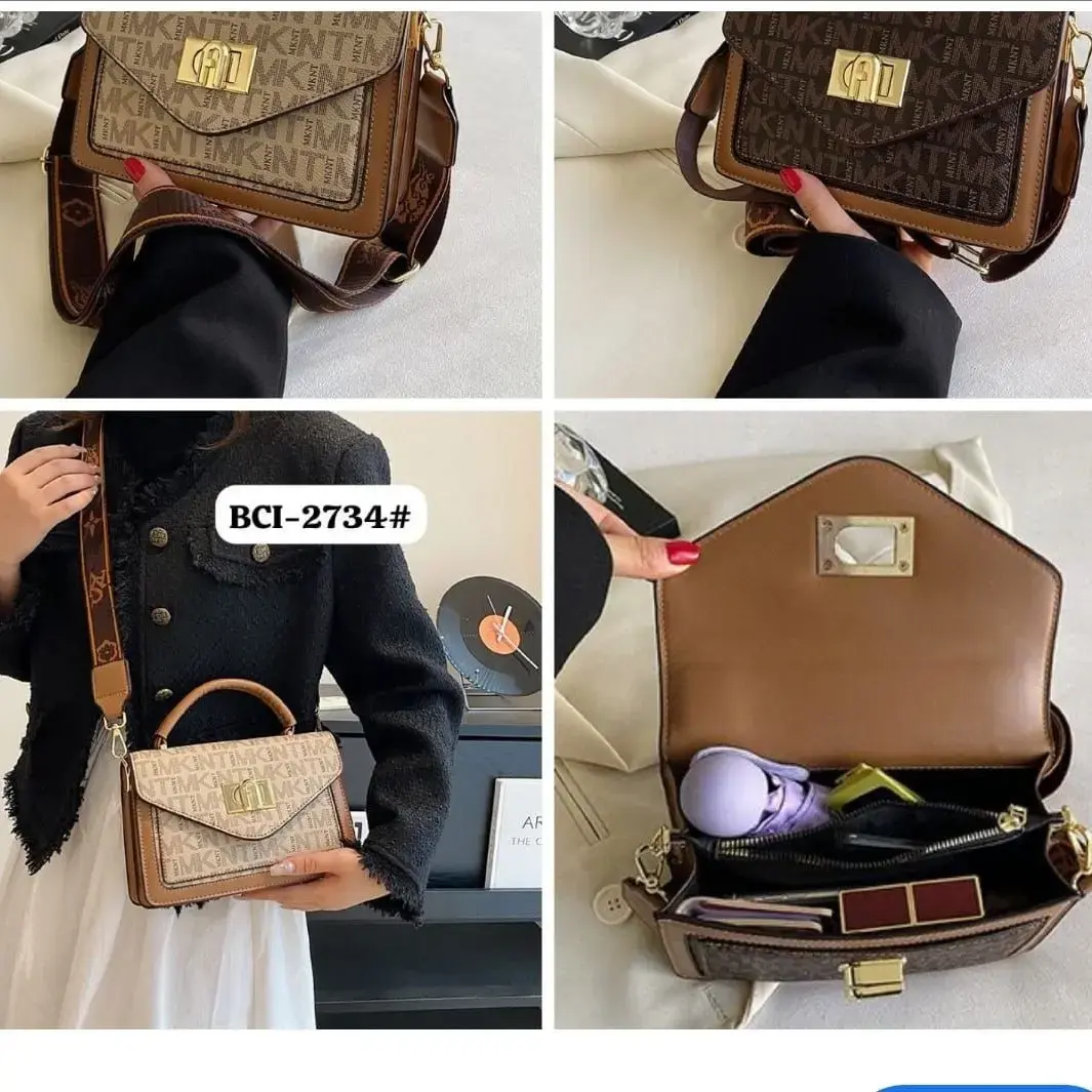 Imported Luxury Sling Bag For Women's And Girls - brown