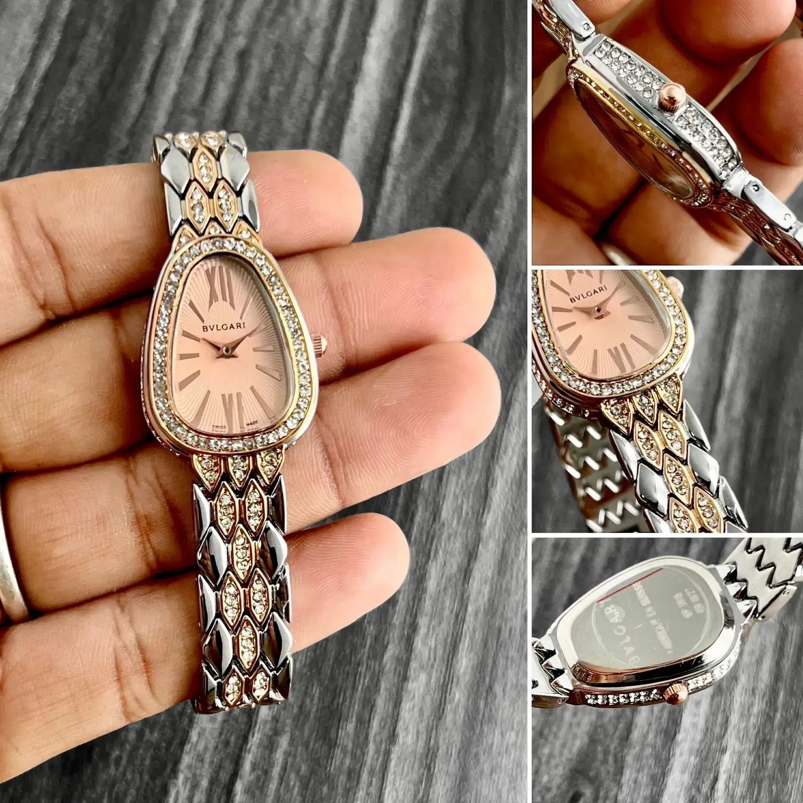 Bvlgri Bvlgari Green dial Party Wear Watch For Her - Green