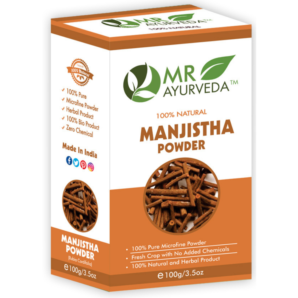 MR Ayurveda Manjistha Powder, 100 Grams - 1